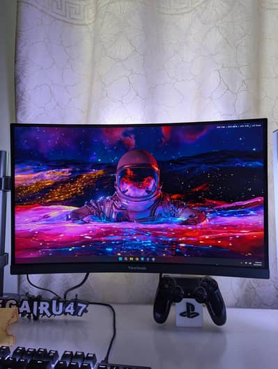 ViewSonic 24" 165 Hz Curved Monitor + Dragon Forge Z-18 Table | 40k