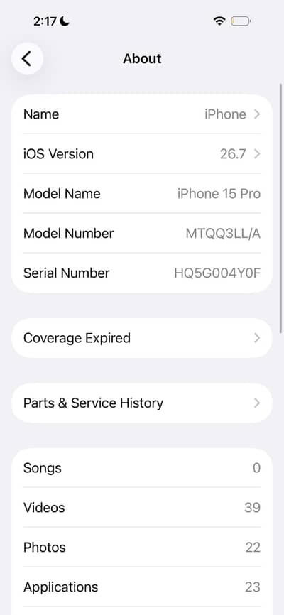 iPhone 15 Pro 128GB (JV / Non-PTA) – Blue Titanium – Rawalpindi