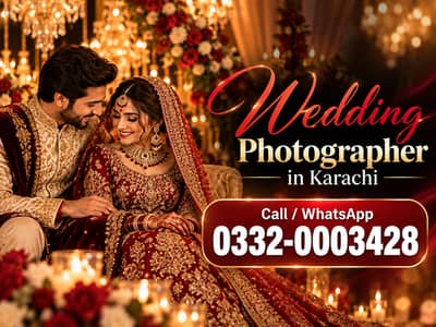 Professional Wedding Photographer in Karachi