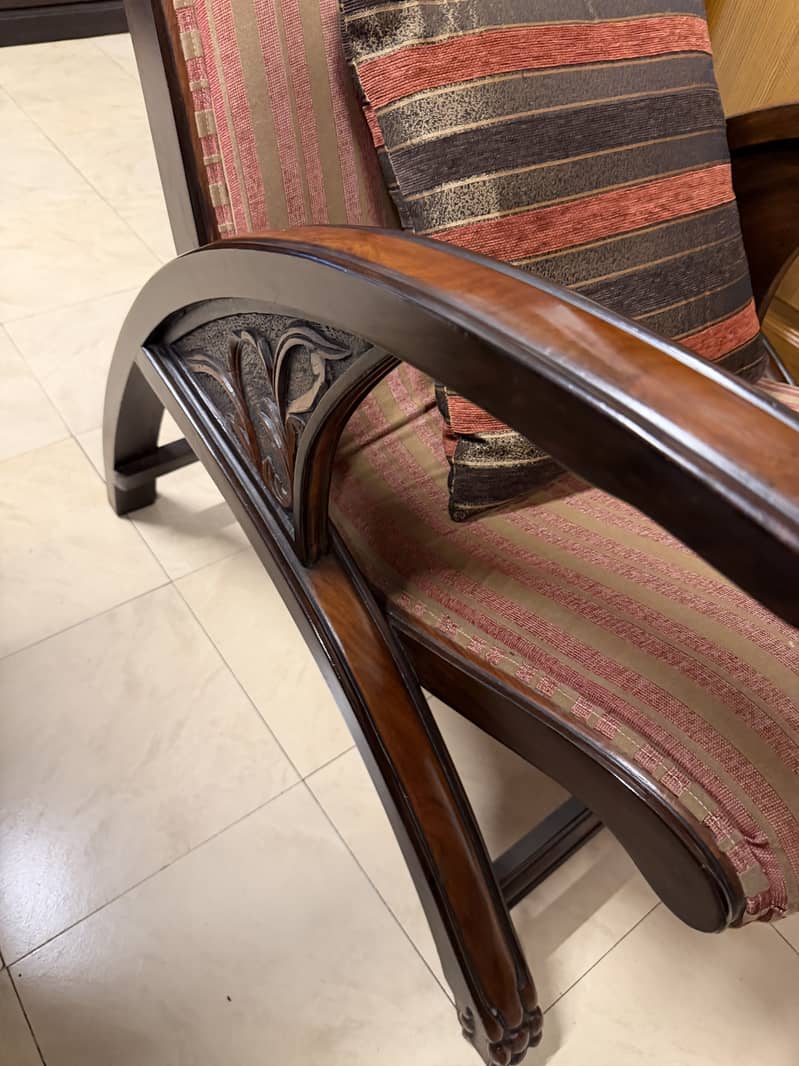 two singe sofas arm chair with table 1