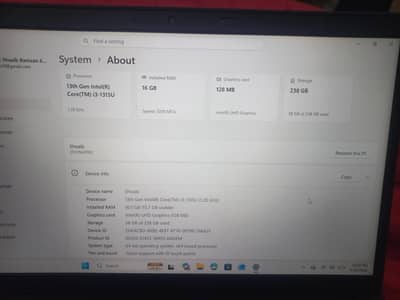 Lenovo L14 i3 13th generation 16 gb Ram ( DDR 4 ] 256 gb Ssd new