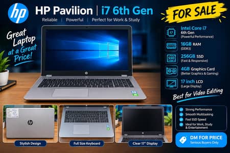 Hp pavillion Core i7 6th gen
