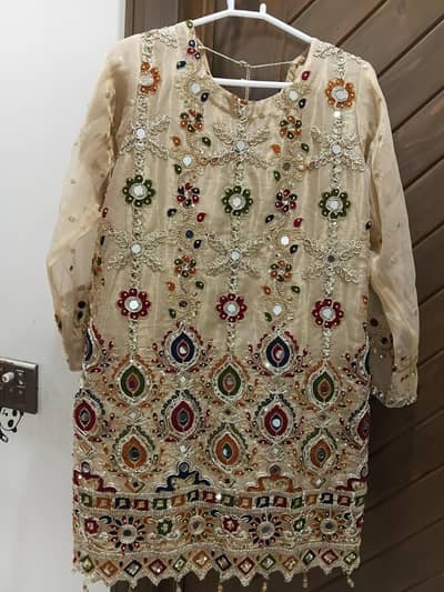 beautiful mehandi suit