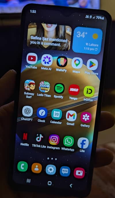 Samsung Mobile A12 4gb 128gb PTA approved