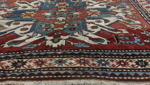 Antique Caucasian chelaberd kazak rug