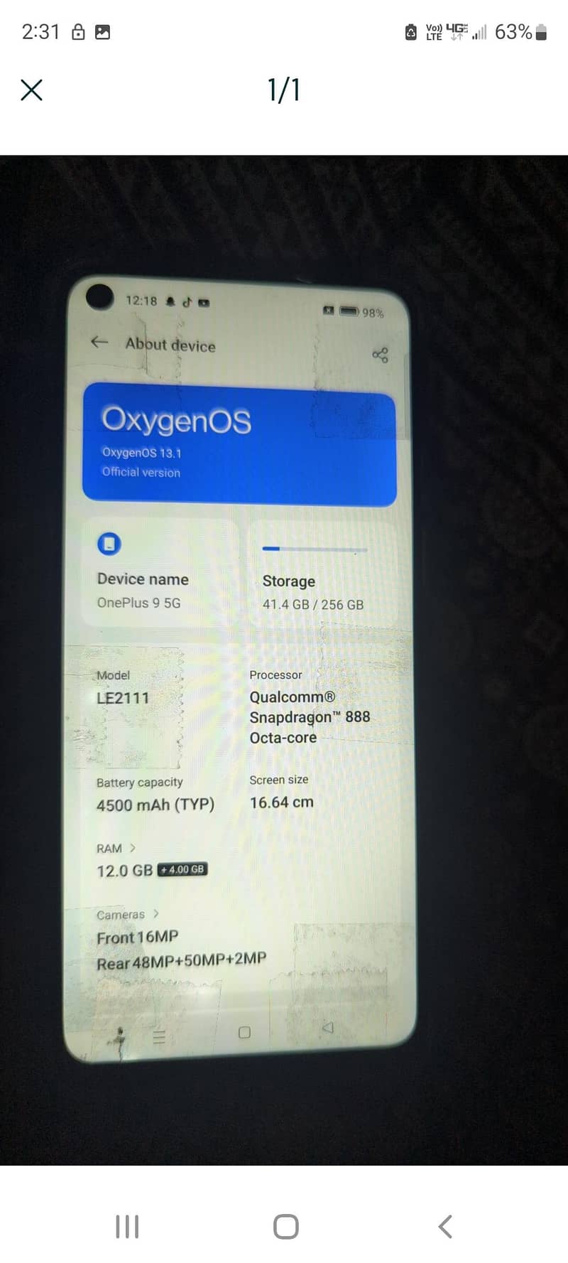 One Plus 9 Exchng possible 2