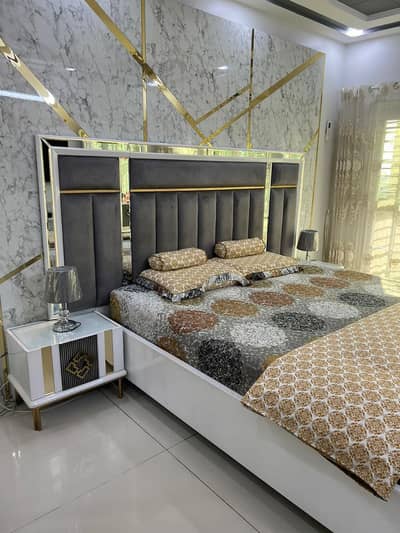 Complete Bedroom Set – Bed, Wardrobe, Dressing & LCD Unit