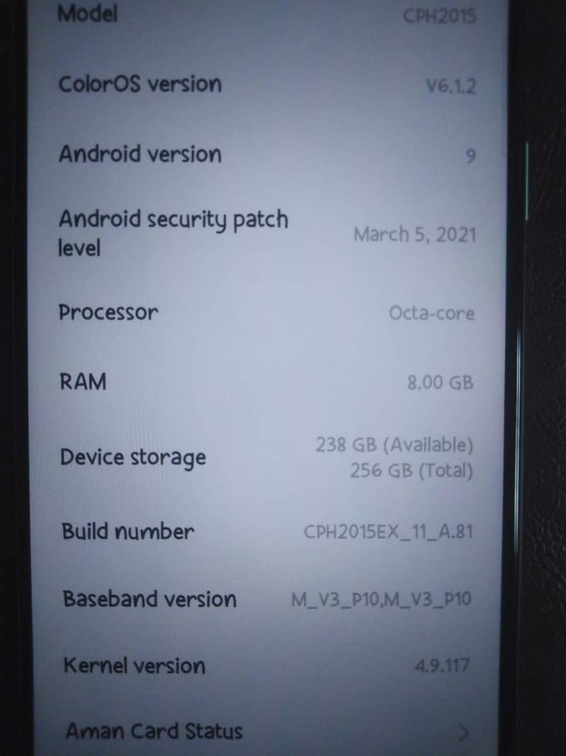 OPPO A31 5