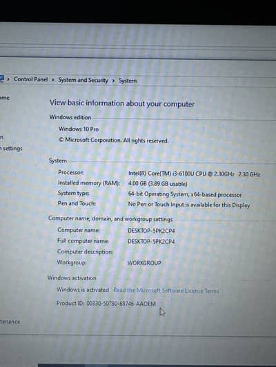Lenovo laptop