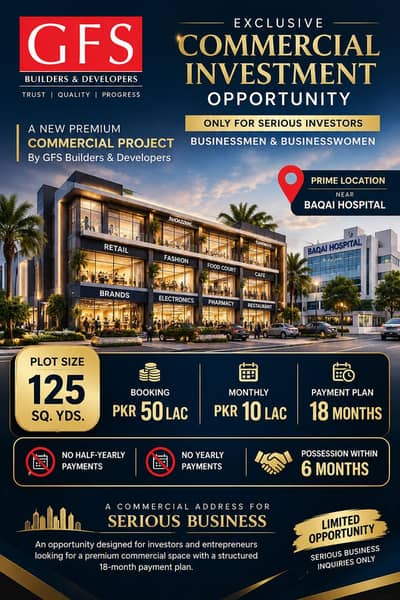 GFS Commercial Space, (Serious Investors only)