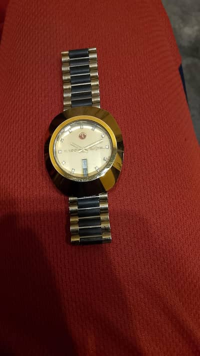 Original Rado Diastar Automatic Day Date Watch - Diamond Dial - 9/10