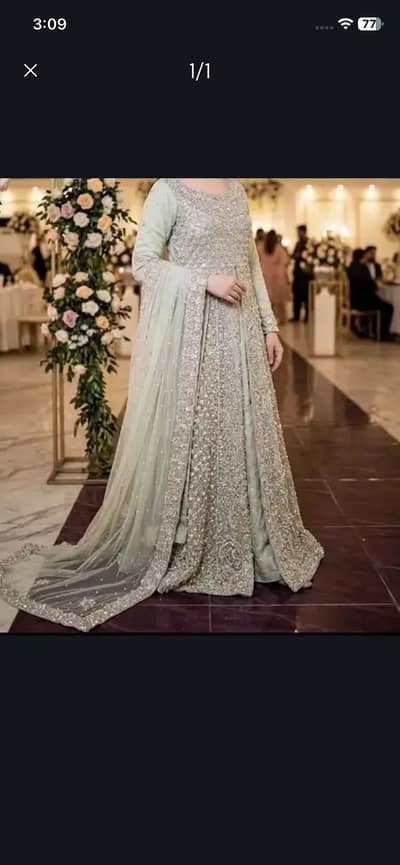 Waleema bridal wear maxi