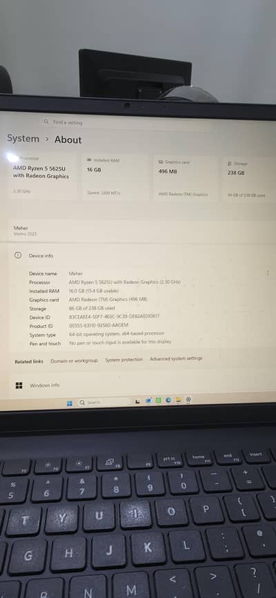 AMD Ryzen 5 5625U Laptop |  16GB RAM | 512GB SSD
