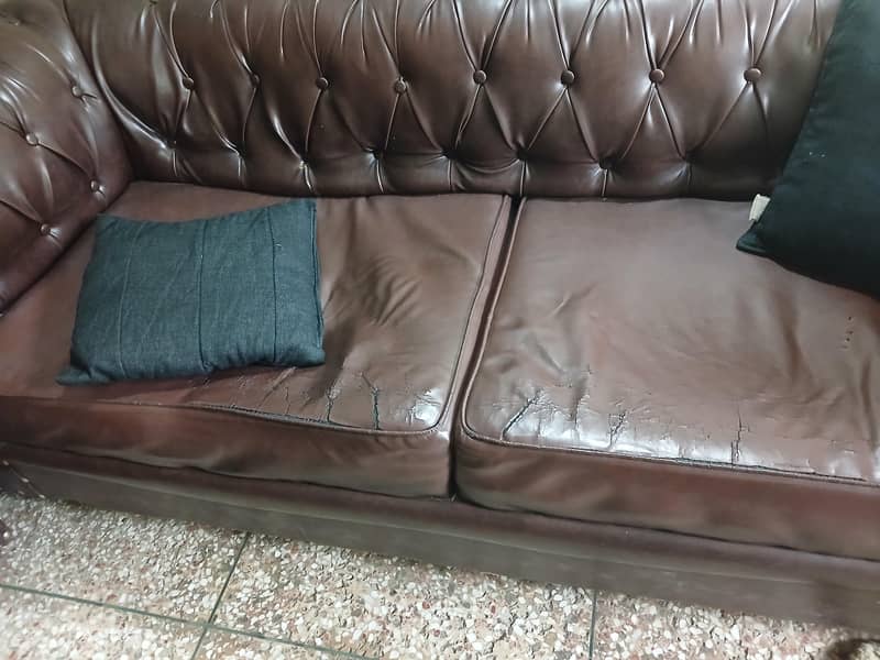 used leather sofa 1