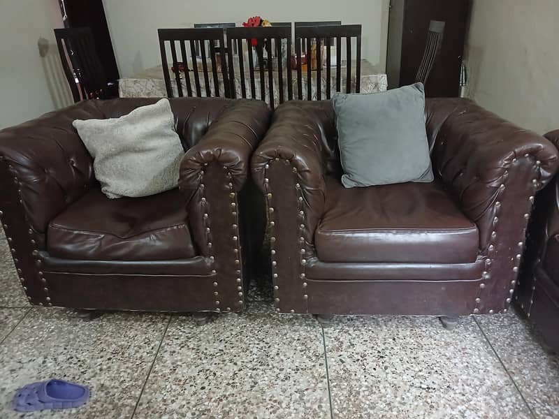 used leather sofa 2