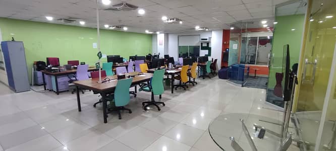 Ready to Move 3400 Sqft IT Office with HVAC Power Backup ,Lift etc for rent