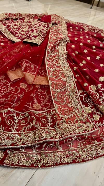 Bridal red lehenga