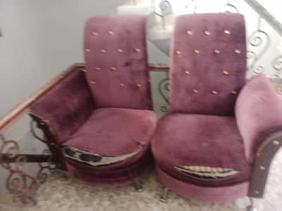 velvet sofa ha condition 10/7
