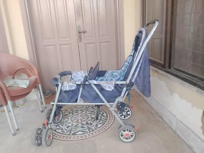 Used twin stroller/pram