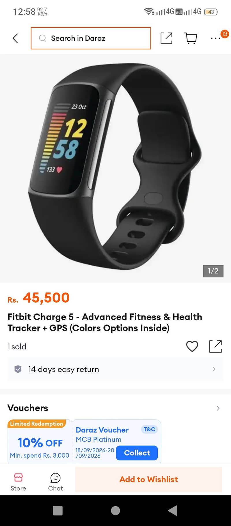 Fitbit charge 5 smart tracker 0