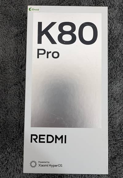 Redmi K80 Pro 12GB / 256GB – Like New | 99% Battery | Complete Box