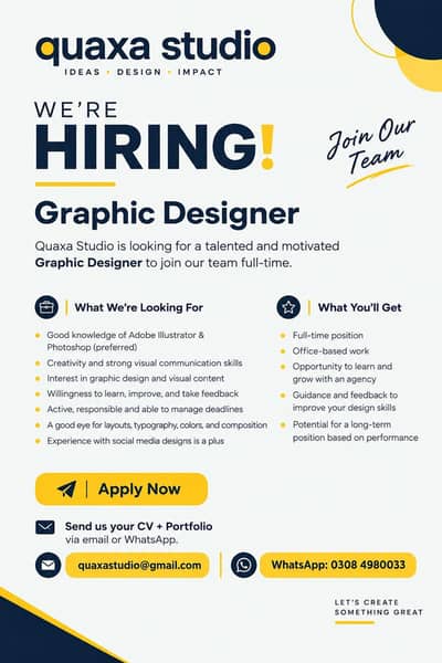 Graphic designer required