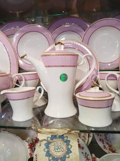 New Artistic Design Bone China Dinner Set | 61 Pcs | Rs. 32,000