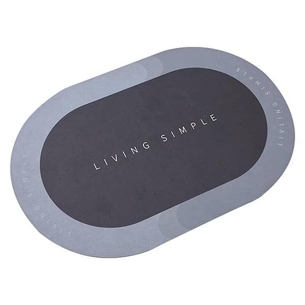 SP Dealz Super Absorbent Diatomaceous Earth Bath Mat – Quick-Dry, Anti-Slip Stone Shower Floor Mat