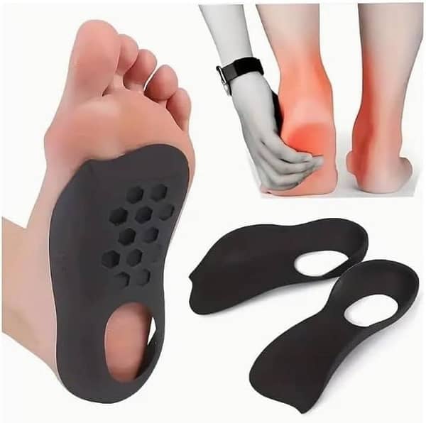 SP Dealz Orthotic Arch Support Insoles for Flat Feet and Plantar Fasciitis – Unisex Shoe Inserts for Heel Pain and Foot Support
