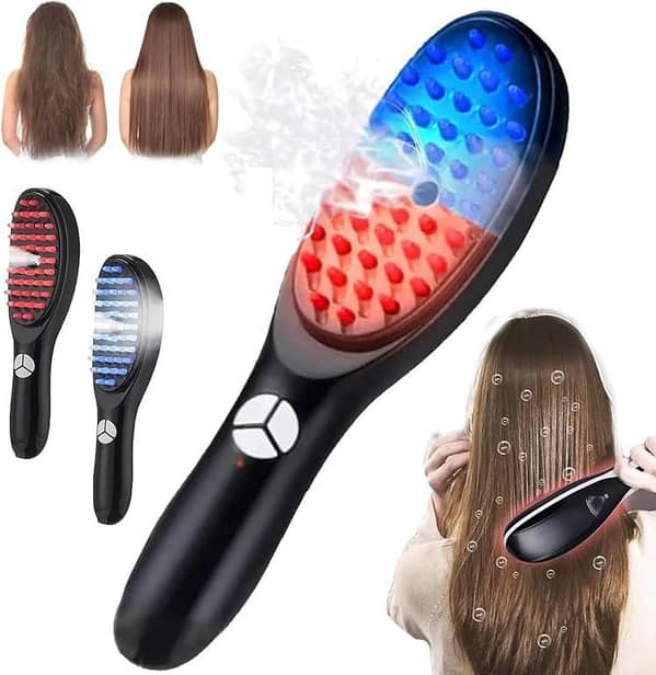 SP Dealz Original 5-in-1 Therabrush for Hair – Anti-Tangle Brush with Scalp Massage, Steam and Care