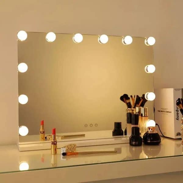 SP Dealz 10 Pcs Hollywood Vanity Lights for Mirror – Dimmable USB LED Makeup Mirror Lights with Adjustable Color and Brightness
