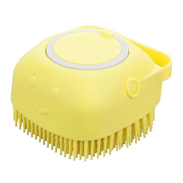 SP Dealz 2 in 1 Silicone Bath Brush with Soap Dispenser and Exfoliating Scrubber