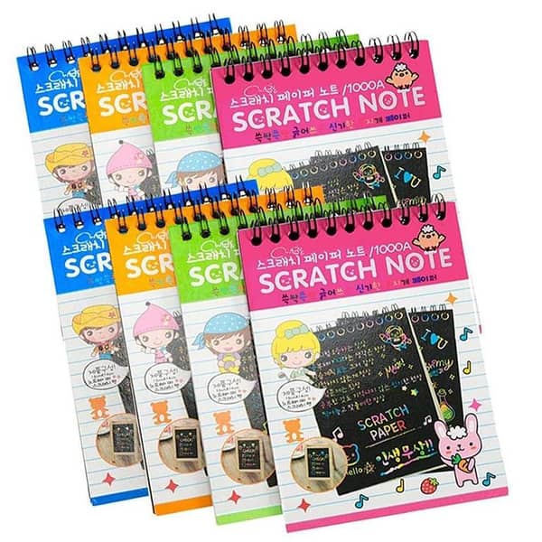 SP Dealz Kids Magic Scratch Art Book – Reusable Scratch Notebook for Creative Drawing (Ages 3–7) by SP Dealz