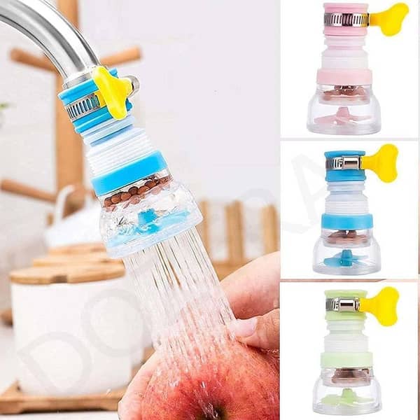 SP Dealz Flexible Water-Saving Faucet Extender for Kitchen – Movable 360° Sprayer with Anti-Splash Design