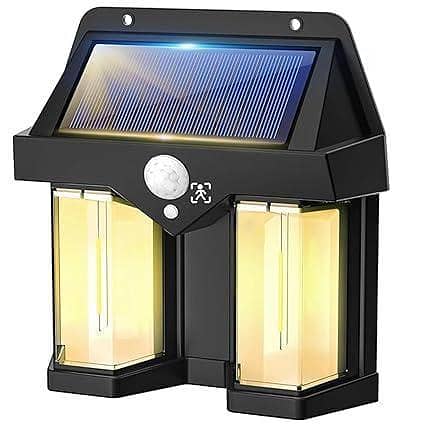 **SP Dealz Solar Motion Sensor Wall Light – Human Body Induction Outdoor LED Lamp, Solar Powered Automatic Security Light for Garden, Home, Gate, Patio, Balcony & Outdoor Decor**