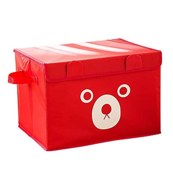 SP Dealz Panda Print Collapsible Storage Box – Foldable Fabric Storage Basket & Toy Organizer for Kids, Clothes, Toys, Nursery, Bedroom, Wardrobe & Home Organization
