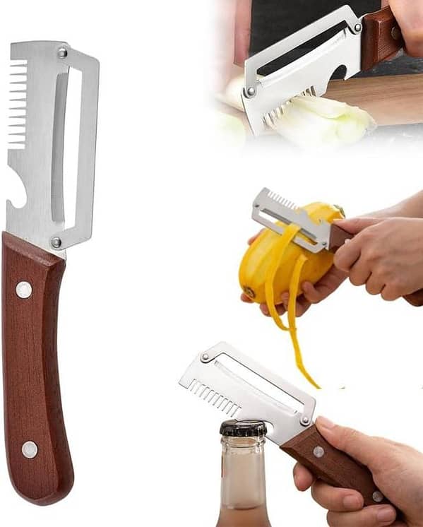 SP Dealz 3 in 1 Multifunction Vegetable & Fruit Peeler | Potato, Carrot & Fruit Slicer Cutter | Kitchen Peeling Tool