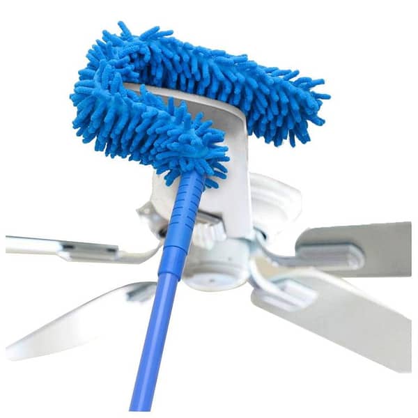 SP Dealz Flexible Fan Cleaning Duster with Long Rod – Foldable Microfiber Fan Cleaner Mop for Ceiling Fans, Home, Kitchen & Hard-to-Reach Areas