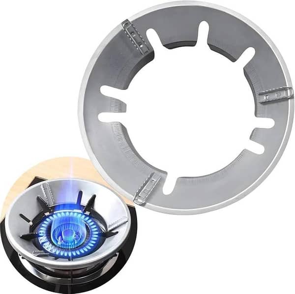 SP Dealz Heavy Duty Gas Stove Burner Stand – Stainless Steel, Removable Pan Support Rack, Wind & Fire Resistant
