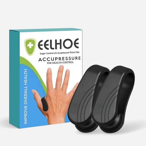 SP Dealz Sugar Control Acupressure Clip – Finger Pressure Point Massager for Diabetics, Reusable Acupuncture Hand Clip for Migraine, Stress & Relaxation