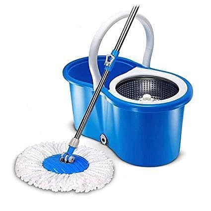 SP Dealz 360° Spin Mop & Bucket Set – Rotating Floor Cleaning Mop with Adjustable Telescopic Handle, Reusable Mop System for Home, Kitchen, Tiles & Floors