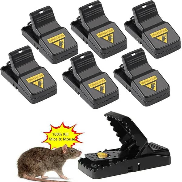 SP Dealz Reusable Mouse Trap – Quick Catch Snap Trap for Small Mice, Indoor & Outdoor Rodent Catcher for Home, Kitchen, Garage & Garden