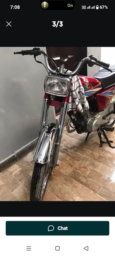 Honda cg 125cc for sale urgent excellent condition model 2008=/