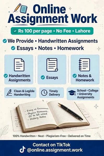 online assignment work