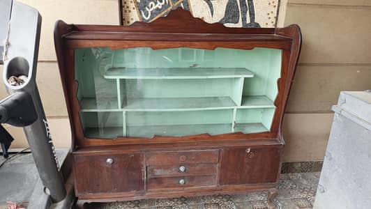 Old wood showcase for sale