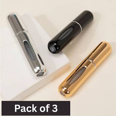 Portable Perfume Refill Bottle 5ml – Leak Proof Travel Atomizer Spray for Men & Women | Mini Refillable Scent Bottle for Pocket & Purse