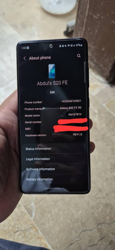 Samsung S20 FE