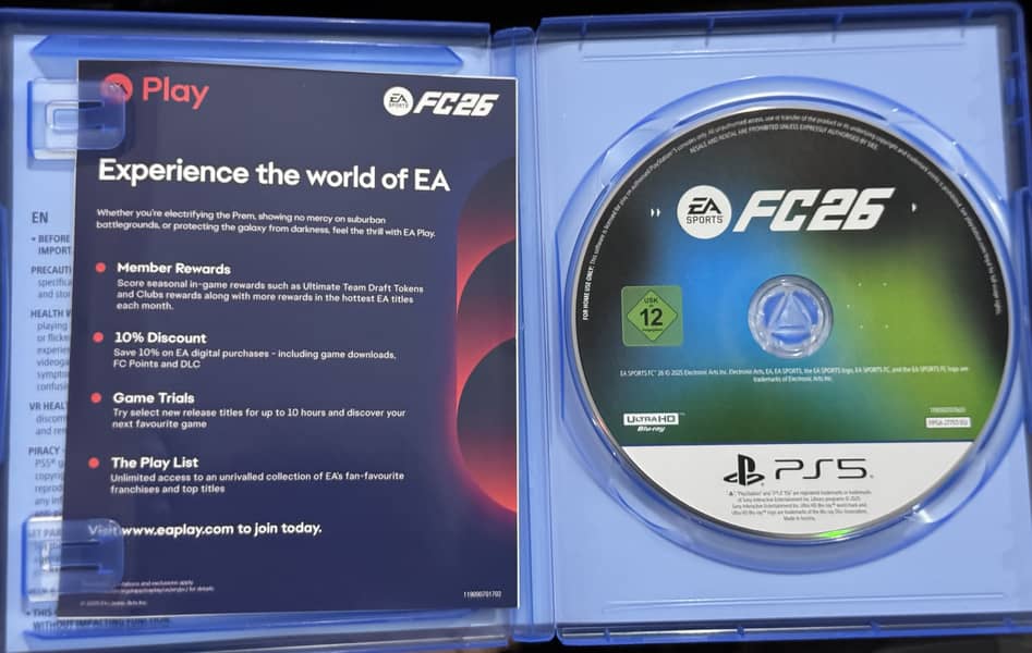 FC 26 PS5 DISC CD 1