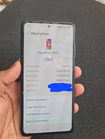 Samsung Mobile A52s