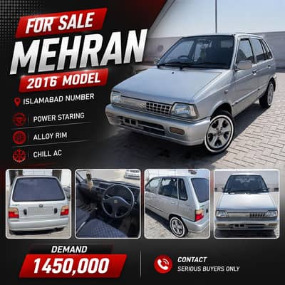 Suzuki Mehran VXR 2016